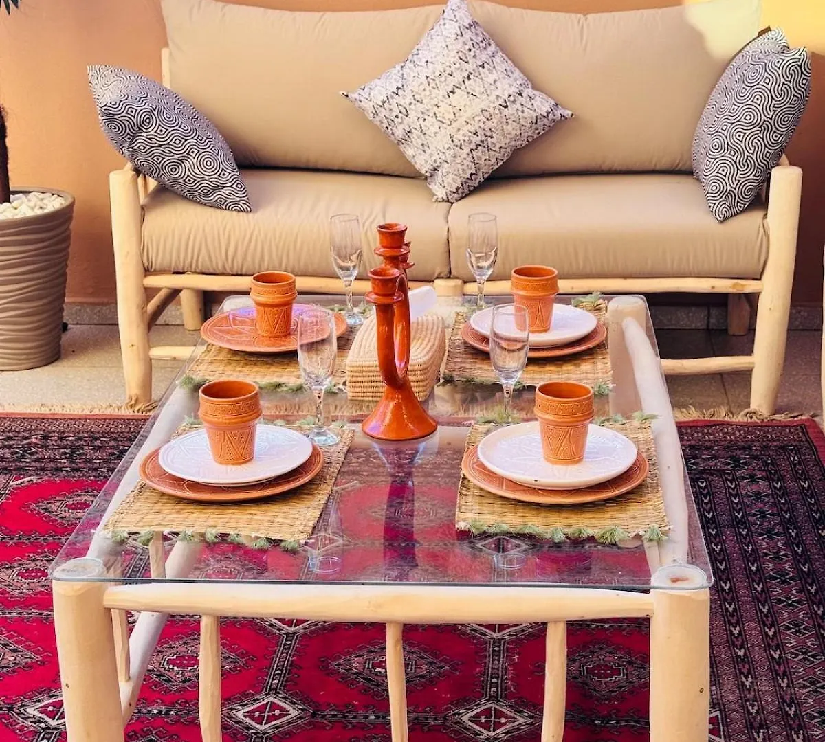 Apartment Authentic Apartmentic In Gueliz Marrakech Marrakesh